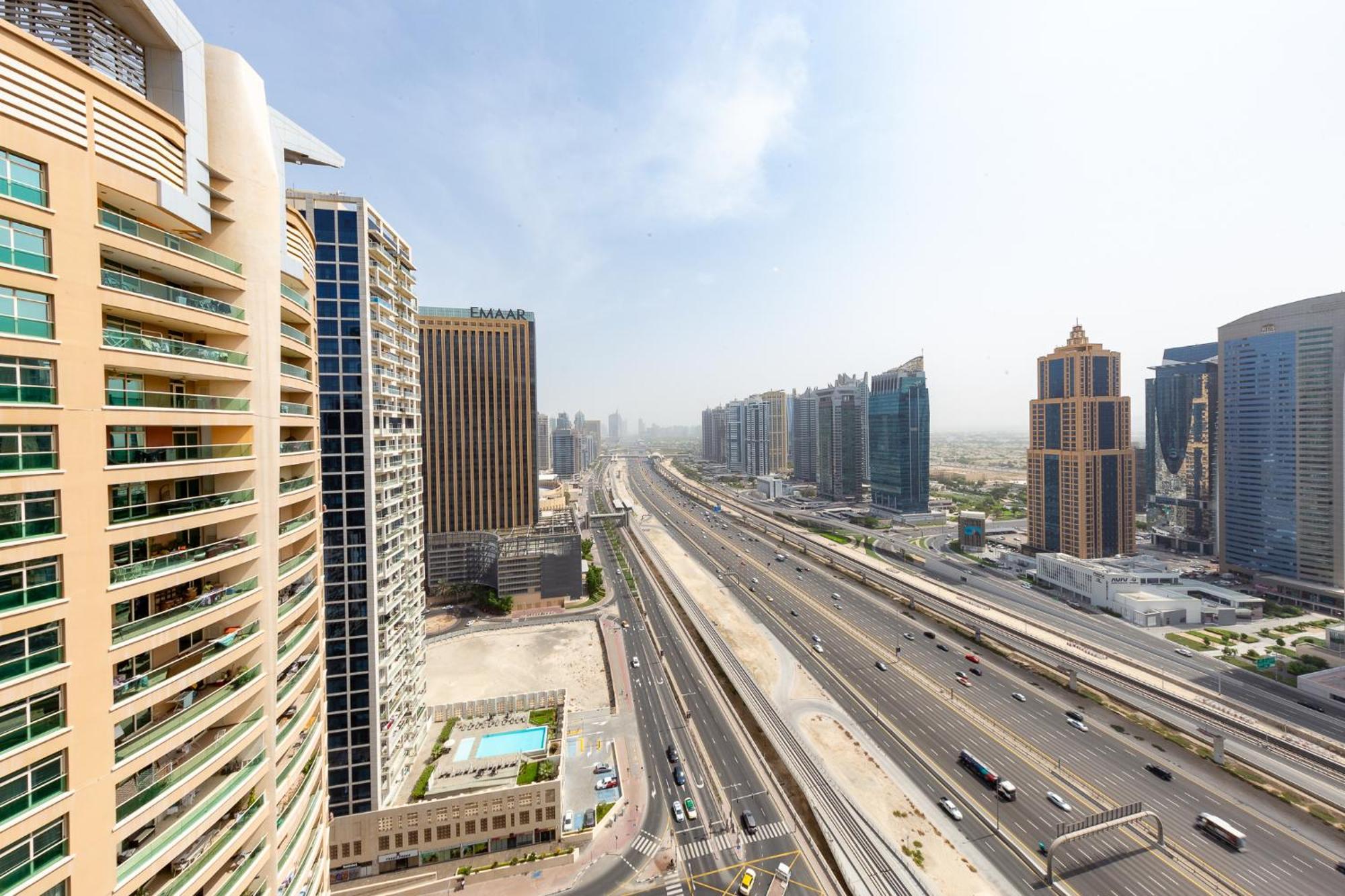 Charming Brand New 2Br Close To The Beach Dubai Esterno foto
