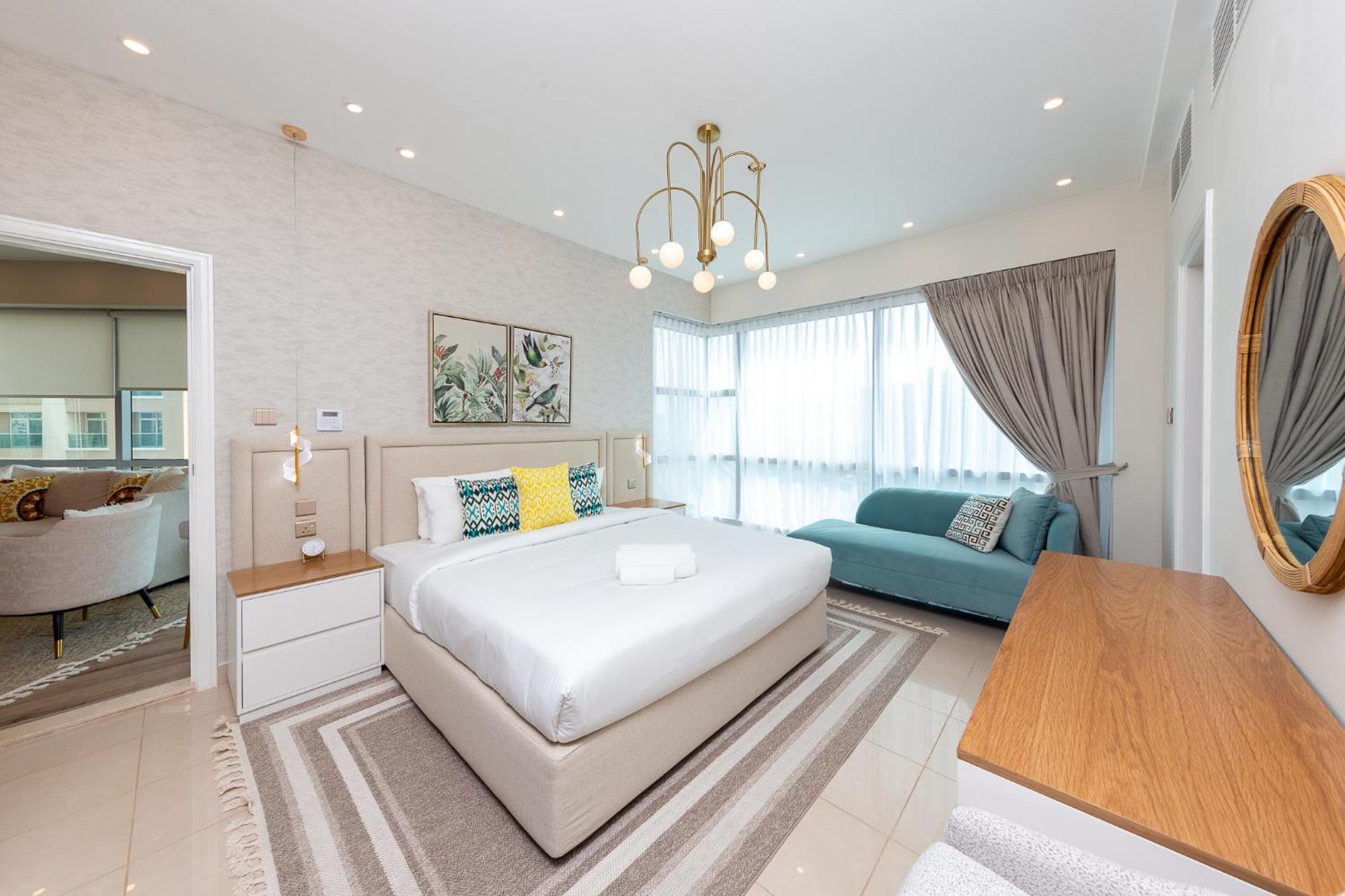 Charming Brand New 2Br Close To The Beach Dubai Esterno foto