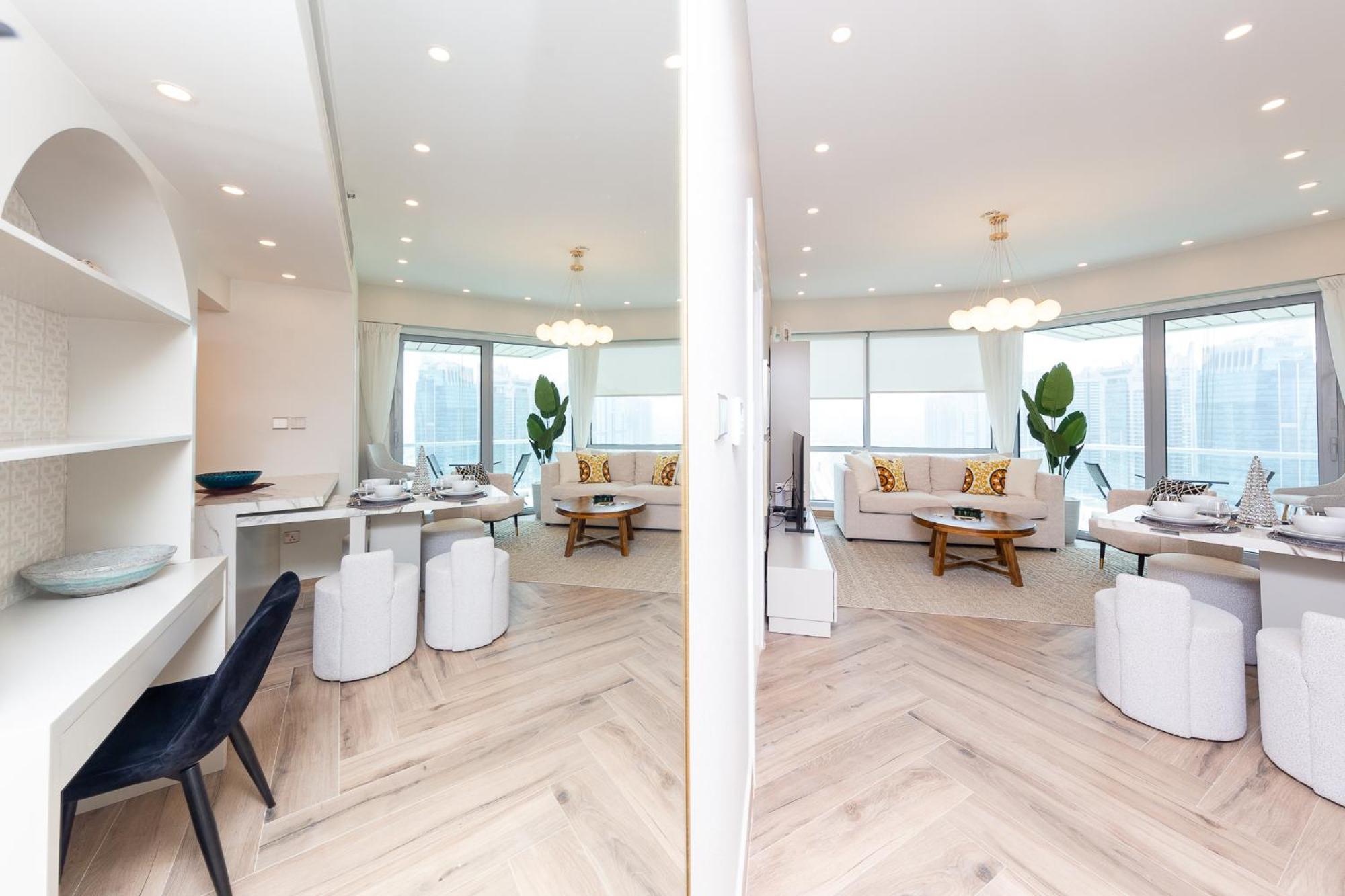 Charming Brand New 2Br Close To The Beach Dubai Esterno foto