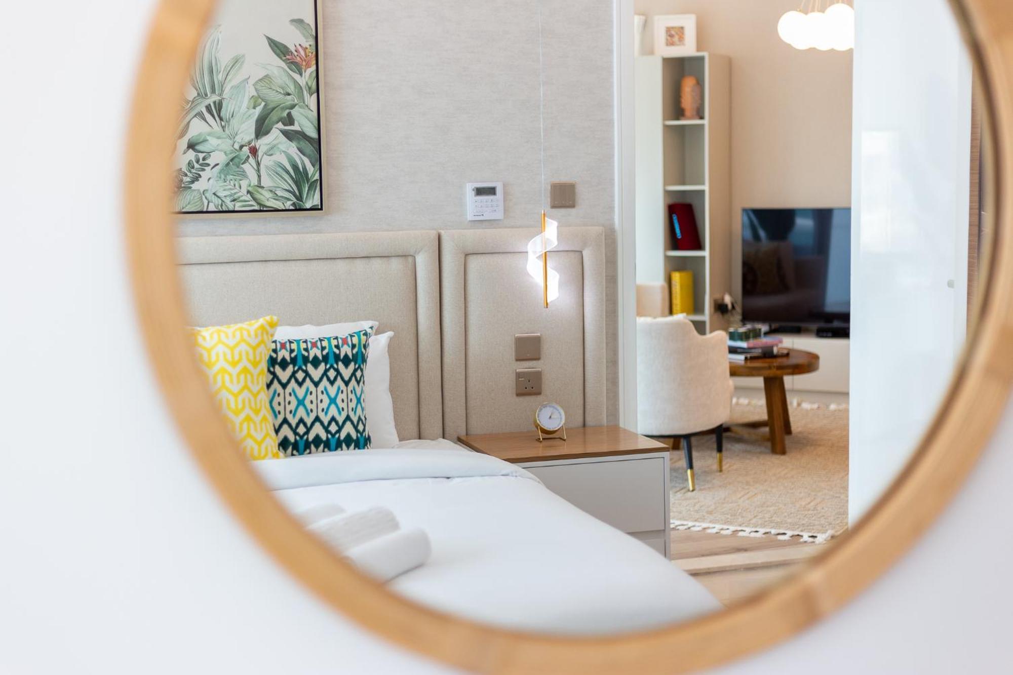 Charming Brand New 2Br Close To The Beach Dubai Esterno foto
