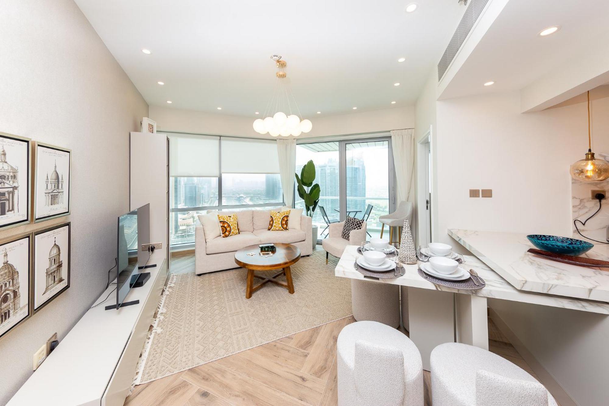 Charming Brand New 2Br Close To The Beach Dubai Esterno foto