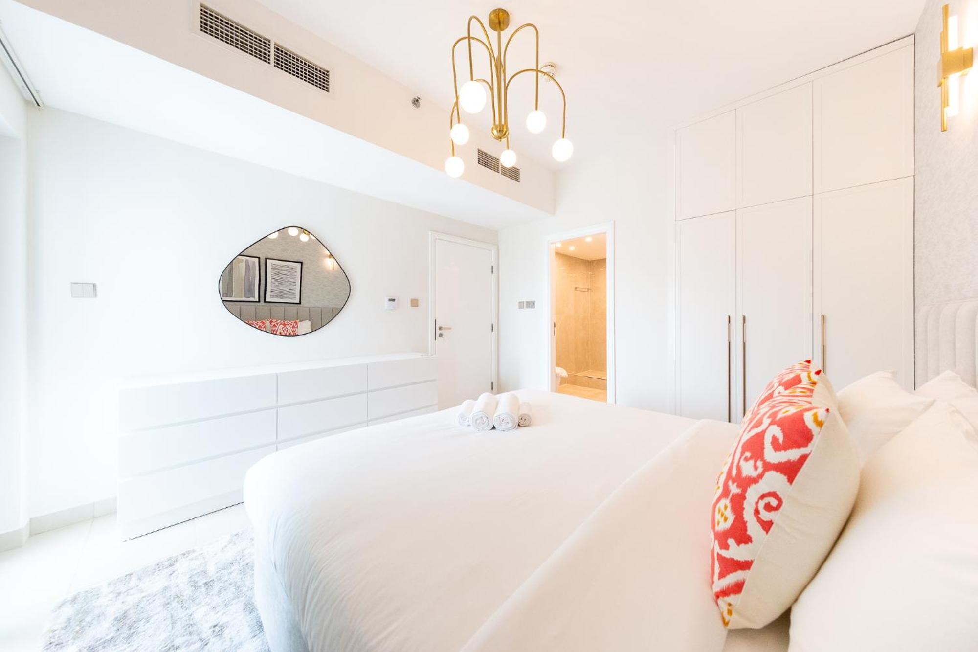 Charming Brand New 2Br Close To The Beach Dubai Esterno foto